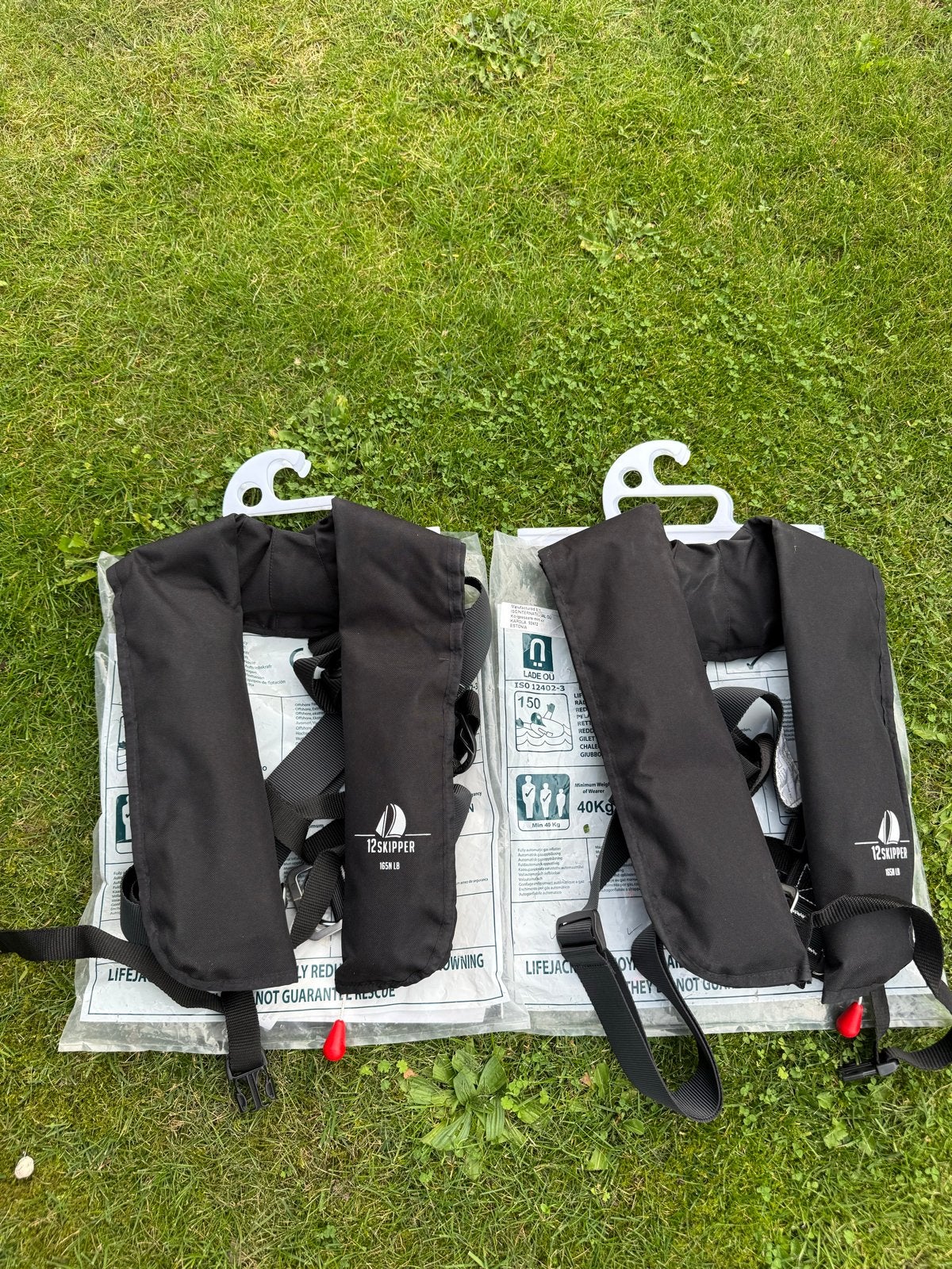 Nieuwe reddingsvesten 12 Skipper 150N (2 stuks) zwart, Watersport en Boten, Ophalen of Verzenden, Nieuw, Dame of Heer, Reddingsvest of Zwemvest