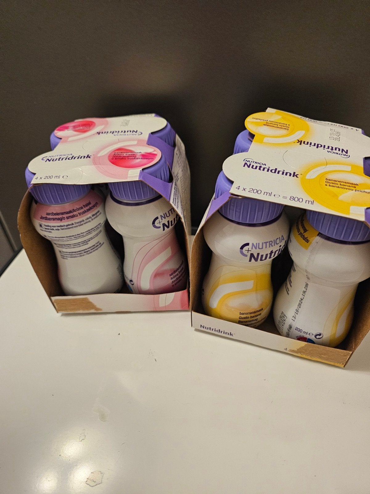 Nutridrink, Ophalen