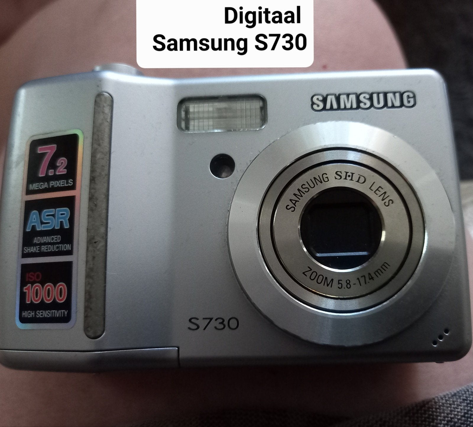 Samsung fotocamera digitaal S730, Ophalen of Verzenden, Gebruikt, Samsung