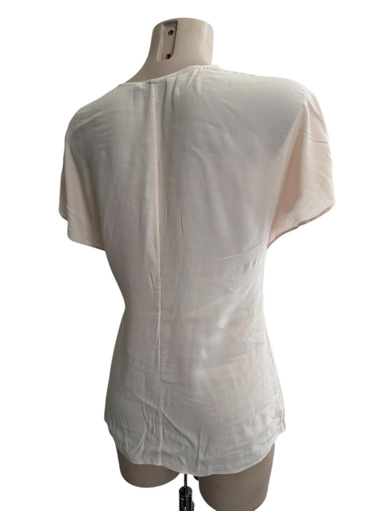 & Other Stories shirt S, Beige, Ophalen of Verzenden, Zo goed als nieuw, Korte mouw