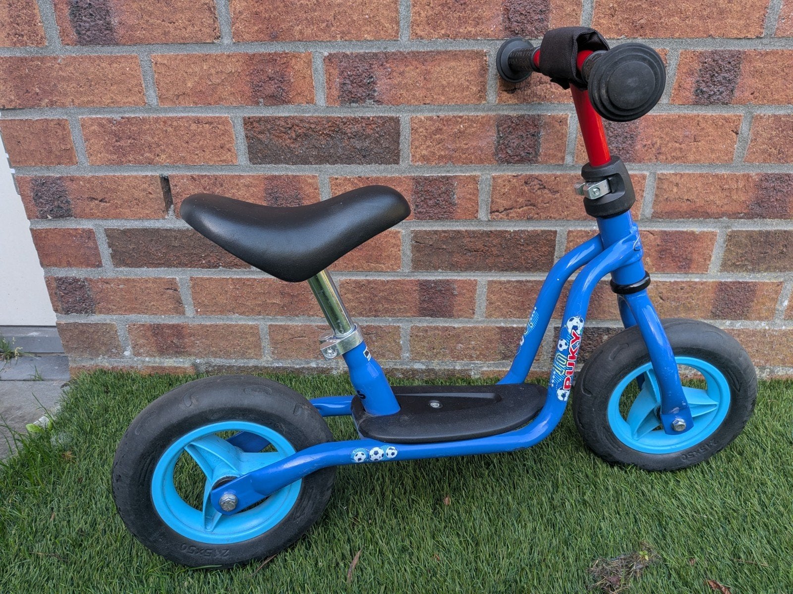 Puky loopfiets helder blauw, Ophalen, Gebruikt, Loopfiets