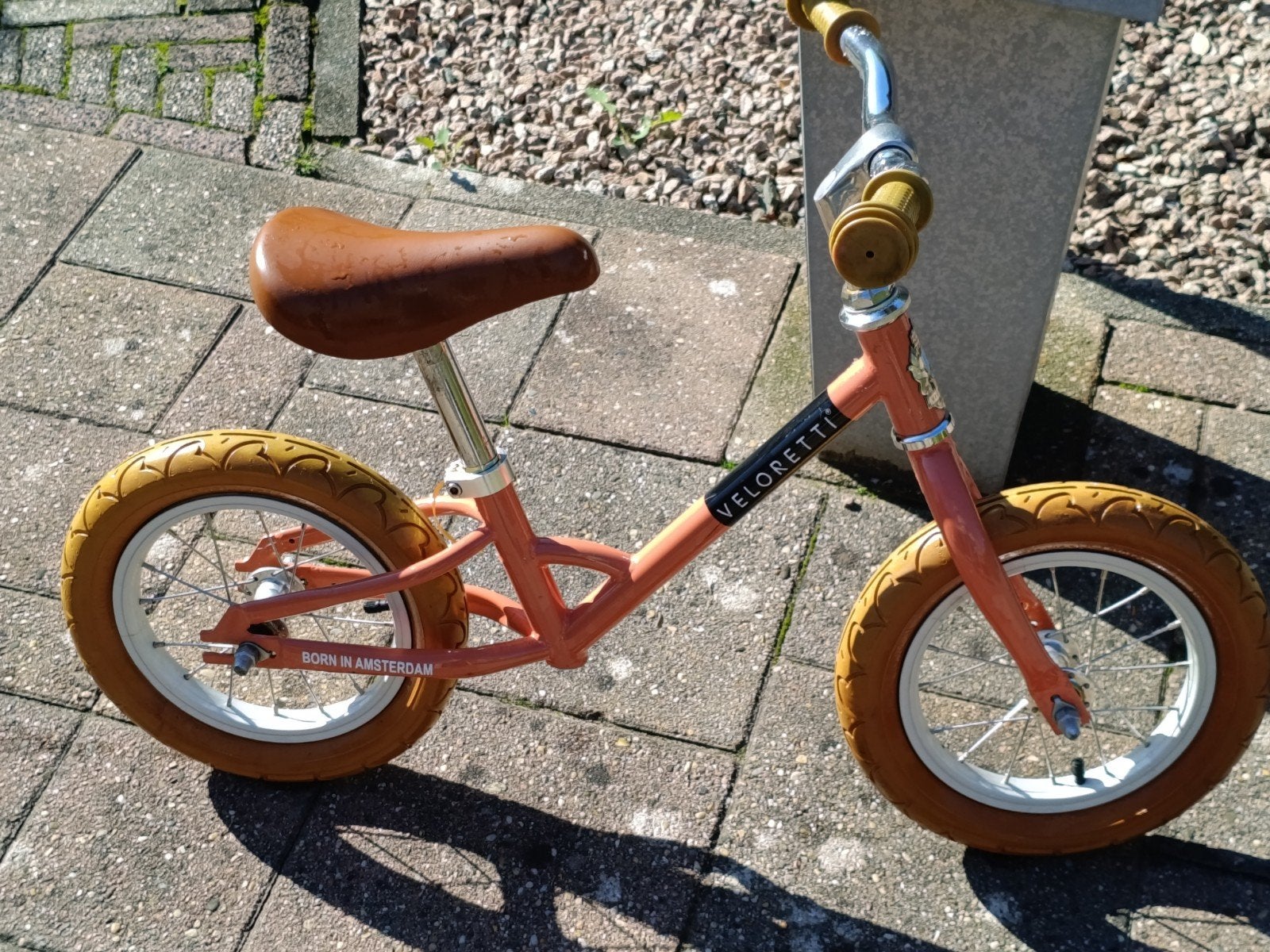 Kinder loop fietsje met helm, Ophalen, Minder dan 16 inch