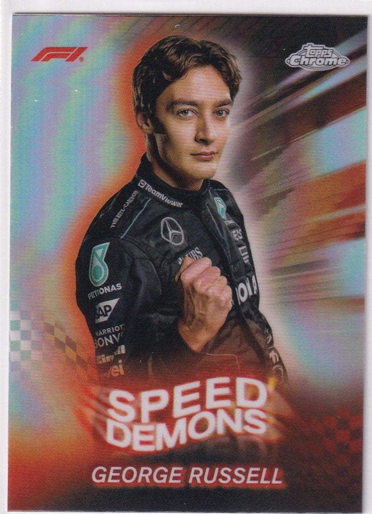 George Russell Speed Demons Refractor #SD-5, Verzenden, Nieuw, Formule 1