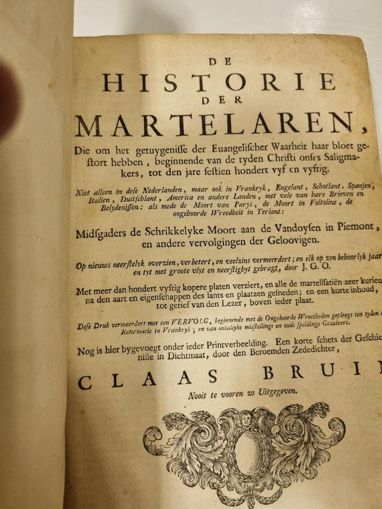De historie der Martelaren., Boeken, Ophalen of Verzenden, Gelezen, Christendom | Protestants