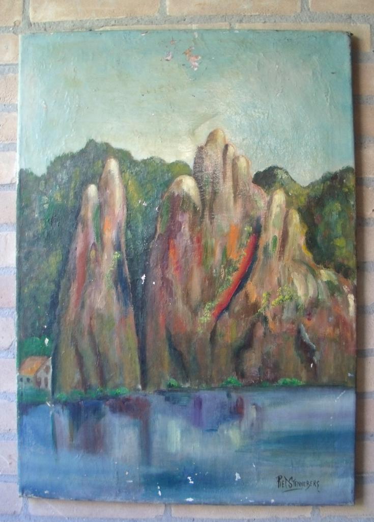 Piet Stenneberg - (1902-1972) - Rots Bayard Dinant - 1944, Ophalen