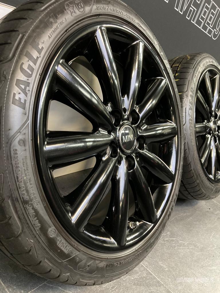 17” originele Mini Cooper / S / One / Cabrio velgen + banden, Auto-onderdelen, Banden en Velgen, Gebruikt, -, -, Banden en Velgen