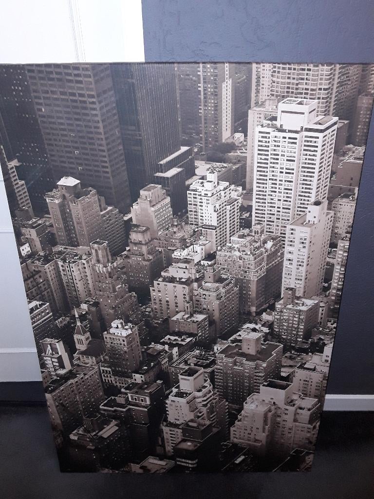 Canvas schilderij new york, Ophalen, Overige typen, Zo goed als nieuw, 100 tot 125 cm