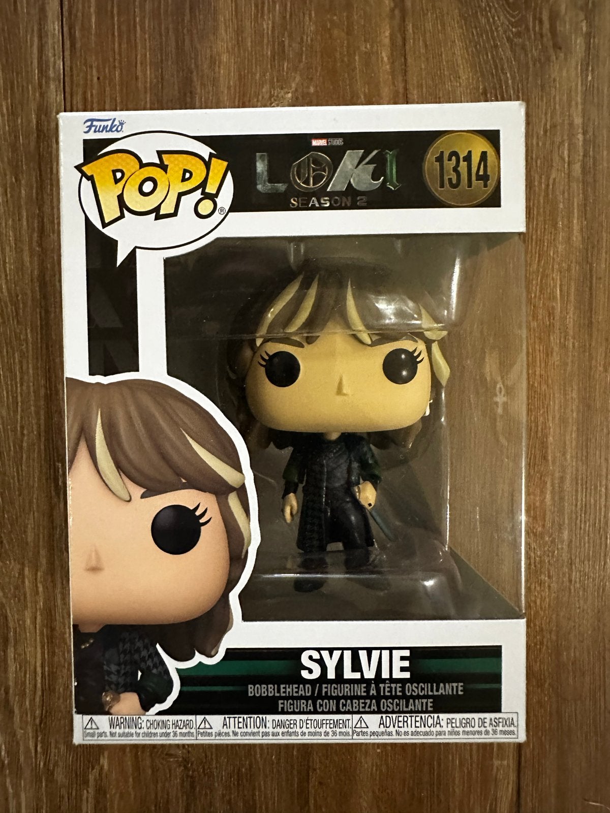 Funko Pop! Sylvie #1314 Loki Seizoen 2 Marvel Studios, Ophalen of Verzenden, Zo goed als nieuw