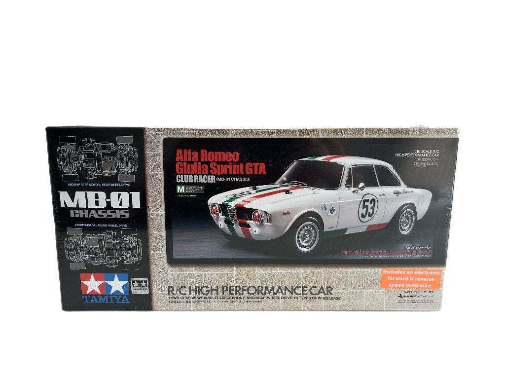 Tamiya 1:10 RC Alfa Rom. Giulia Spr. Club MB-01, Ophalen of Verzenden, Nieuw