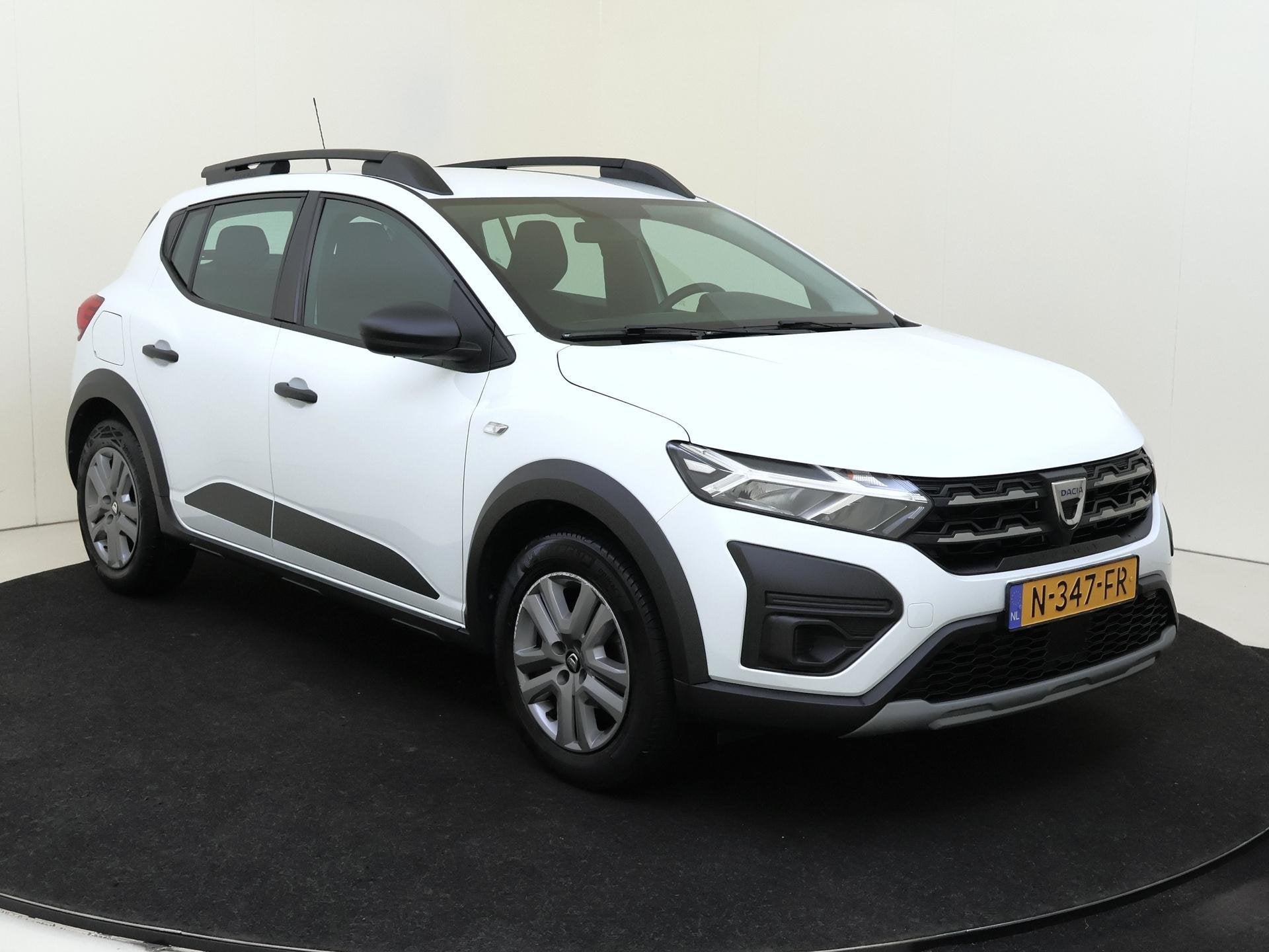 Dacia Sandero Stepway 1.0 TCe 90 Essential Trekhaak | Airco, Auto's, Voorwielaandrijving, Stof, Wit, Origineel Nederlands