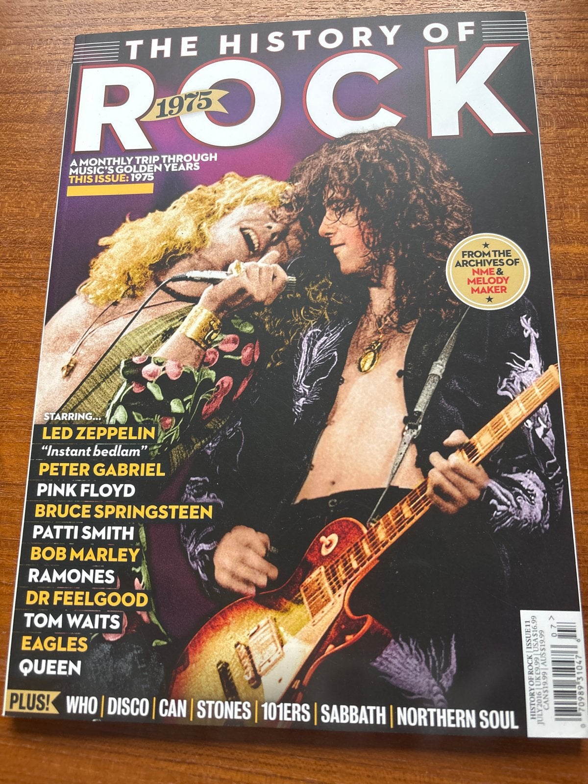 The History of Rock 1975 - Led Zeppelin, Pink Floyd, Queen, Boeken, Ophalen of Verzenden, Zo goed als nieuw, Muziek, Film of Tv