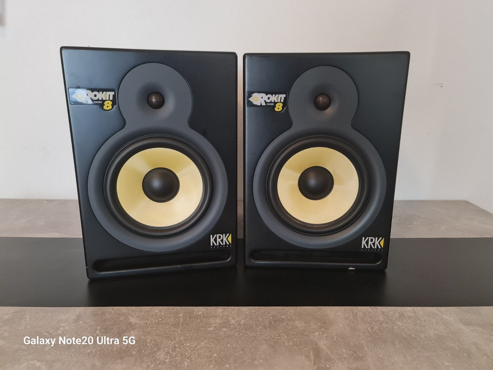 2x KRK Rokit 8 G2 Studio Monitoren, 150 watt of meer, Studiomonitor, Gebruikt, Ophalen of Verzenden
