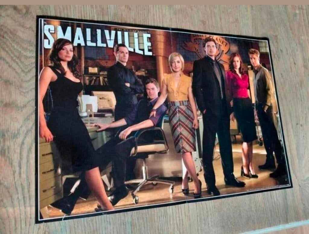 Smallville poster & Lois en Clark., Ophalen of Verzenden, Gebruikt, Tv, Poster