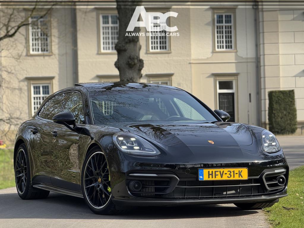 Porsche Panamera Sport Turismo 2.9 4S E-Hybrid (bj 2021), Auto's, Porsche, Automaat, Gebruikt, Automatische klimaatregeling, Zwart