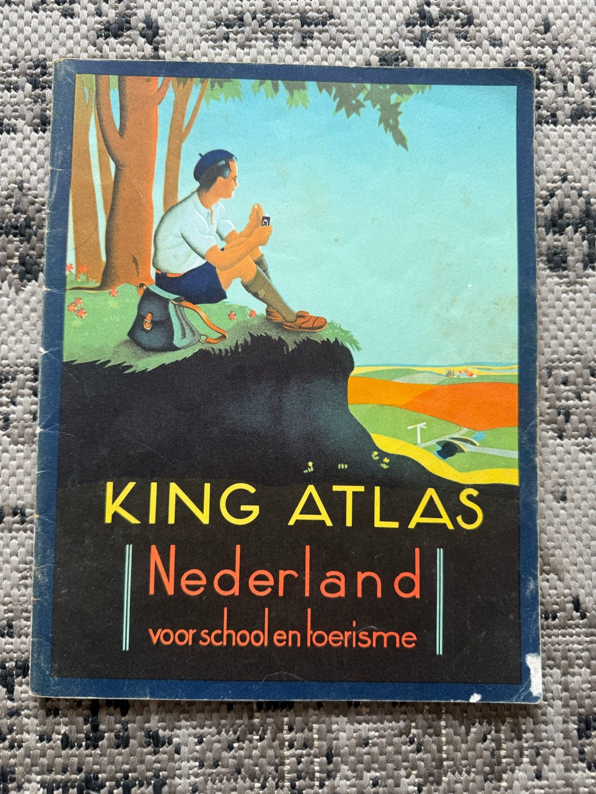King Atlas Nederland voor school en toerisme (1981), Gelezen, Bosatlas, Ophalen of Verzenden, 1800 tot 2000