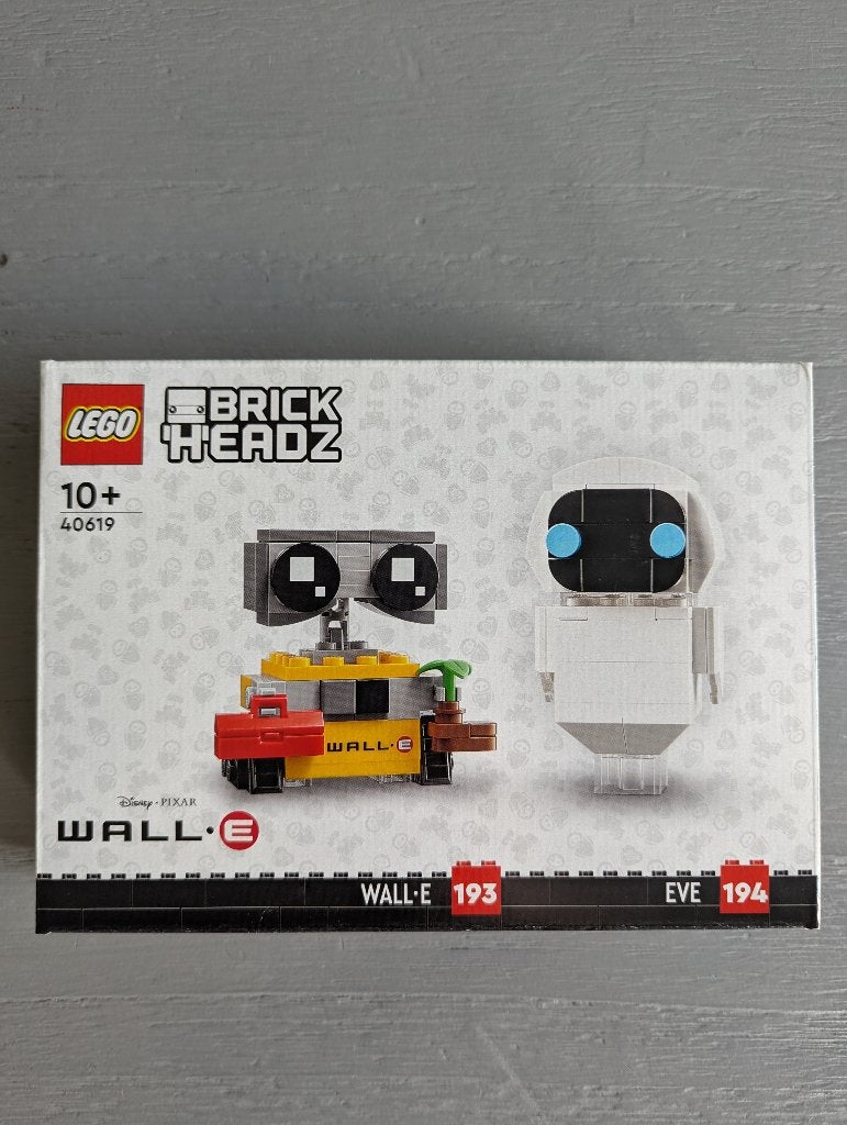 LEGO 40619 – Brick Headz EVE & WALL-E (Disney), BrickHeadz, Lego, Nieuw, Ophalen of Verzenden