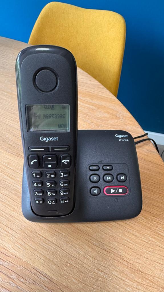 Gigaset A170A draadloze telefoon met antwoordapparaat, Ophalen, Zo goed als nieuw, 1 handset