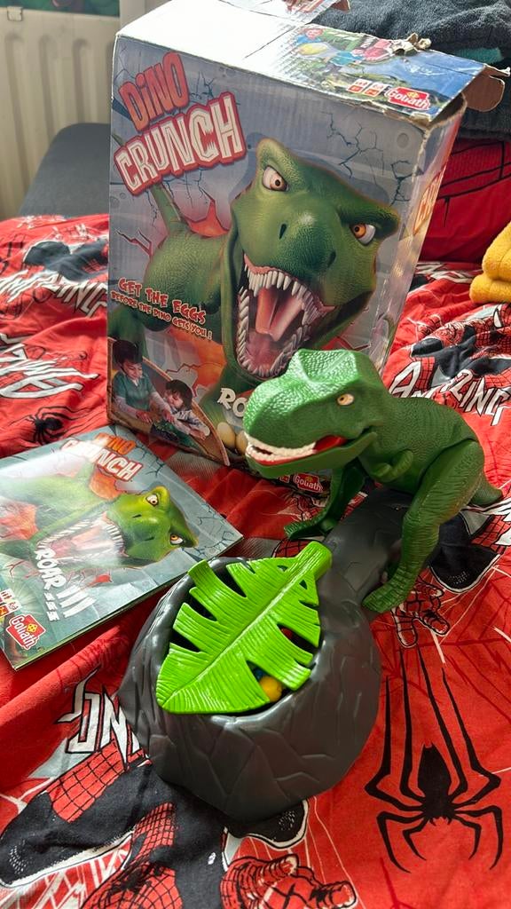 Dino Crunch Spel - Red de eieren van de dinosaurus!, Ophalen of Verzenden, Gebruikt, Jongen of Meisje