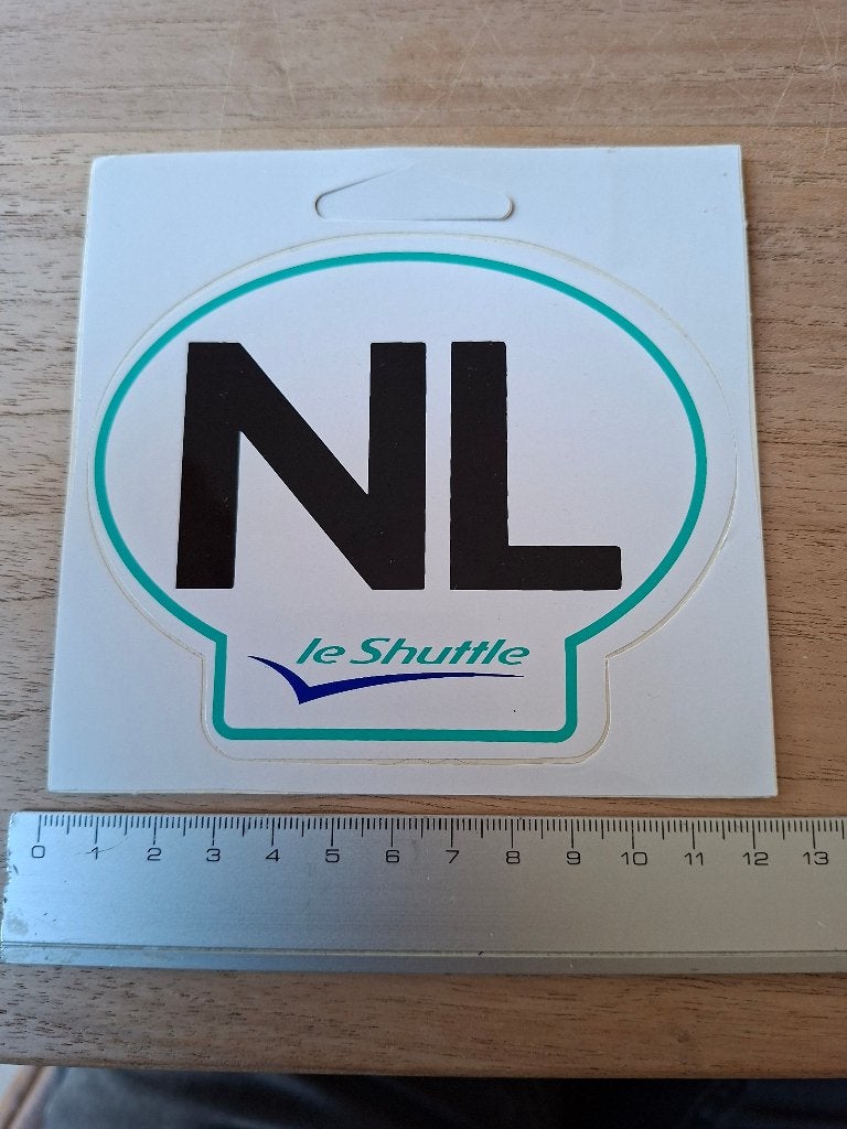 Sticker NL shuttle, Ophalen, Zo goed als nieuw, Overige typen