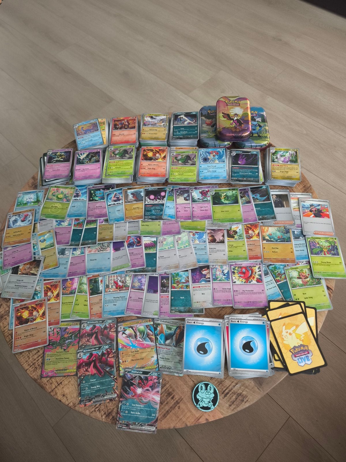 Pokemon verzameling moderne sets 850 kaarten, Ophalen of Verzenden, Meerdere kaarten