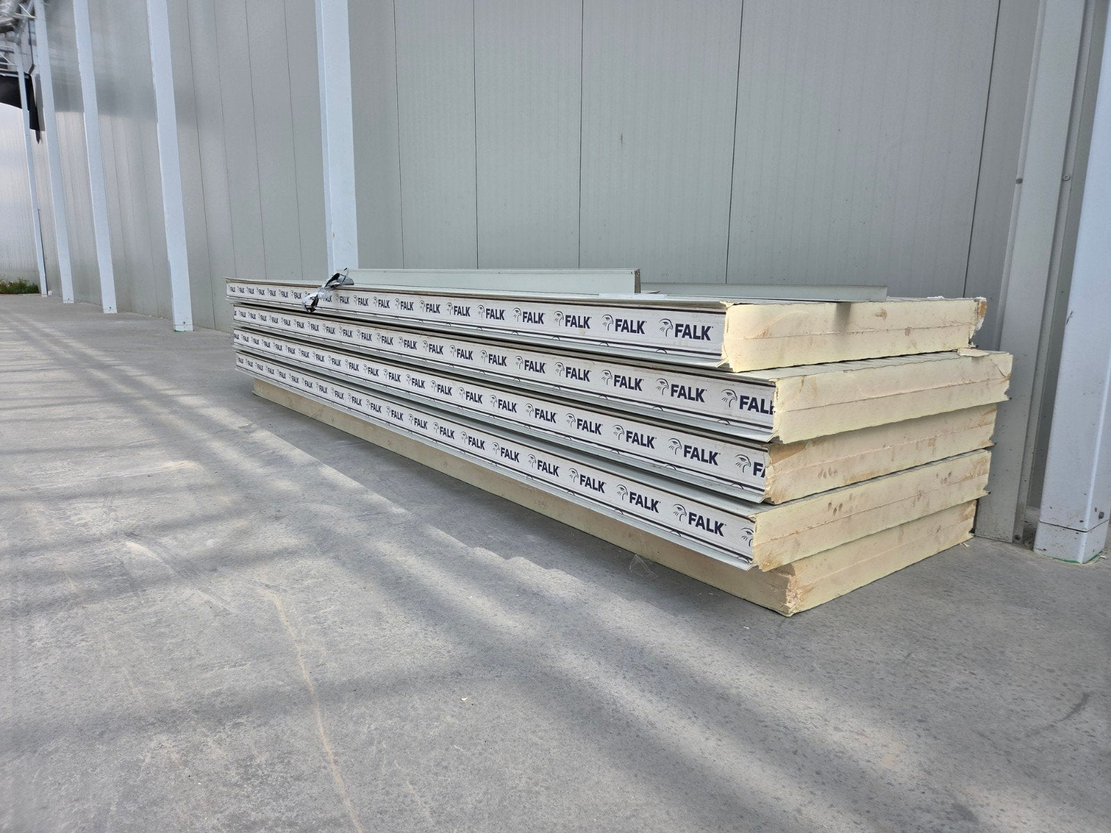 Sandwichpanelen 140mm pir isolatie, Ophalen, Gebruikt, Overige materialen, 100 mm of meer