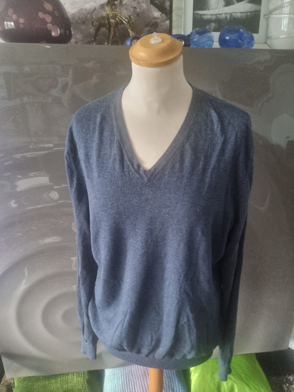 Suitsupply V-hals trui, mt M, katoen/kasjmier, topstaat., Kleding | Heren, Ophalen of Verzenden, Zo goed als nieuw, Maat 52/54 (L)
