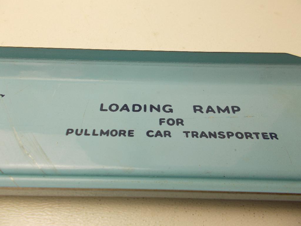 1955 Dinky Toys 794 LOADING RAMP PULLMORE CARTRANSPORTER (B), Ophalen of Verzenden, Gebruikt, Bus of Vrachtwagen, Dinky Toys