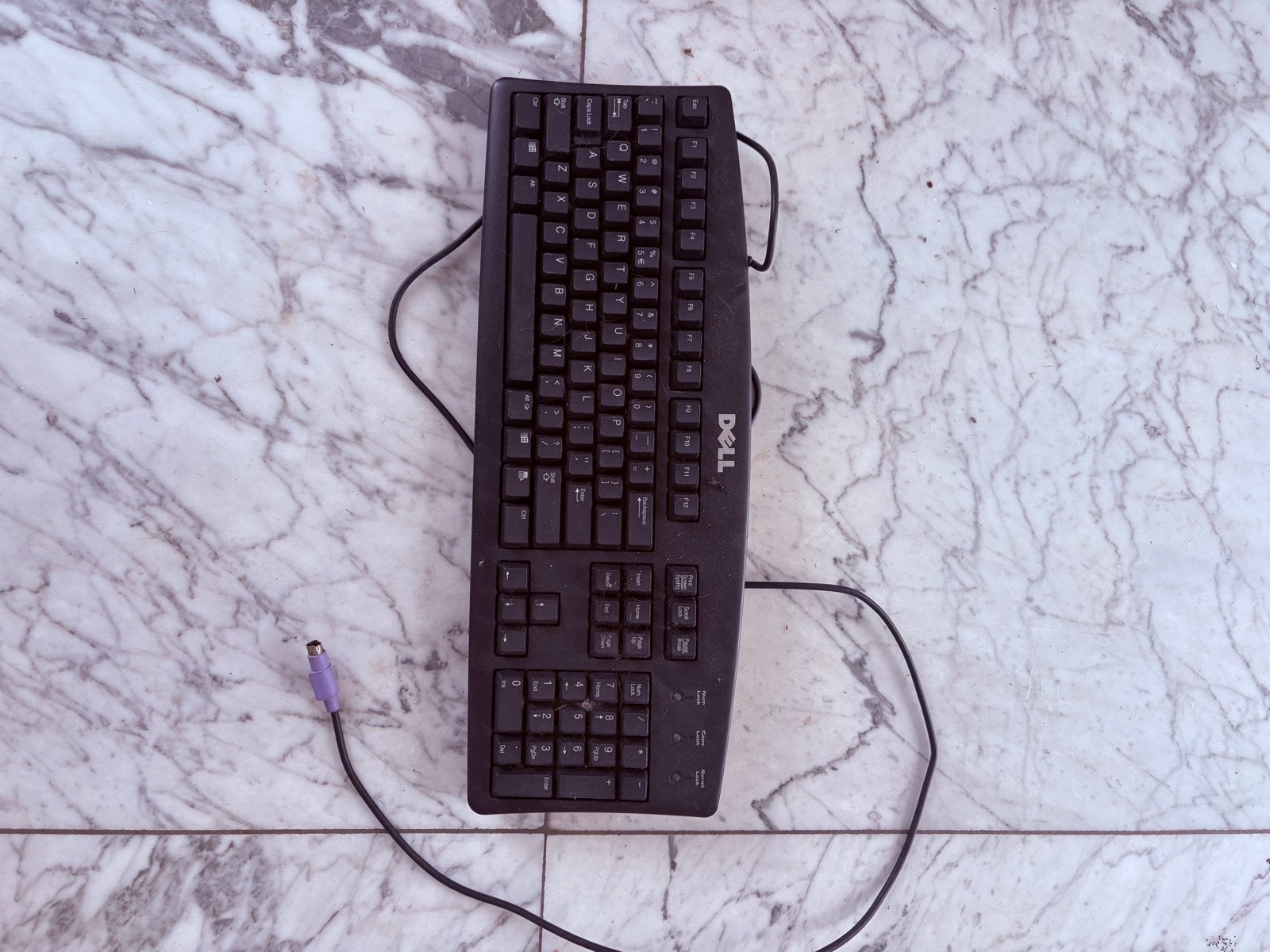 Dell bedraad toetsenbord - Qwerty, Ophalen, Gebruikt, Qwerty, Numeriek gedeelte