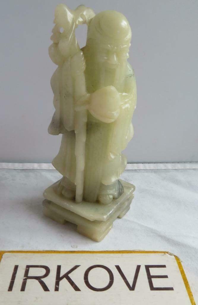 CHINESE MONNIK * Onyx *, Antiek en Kunst, Minder dan 20 cm, Natuurlijk materiaal, Verzenden, Beeld
