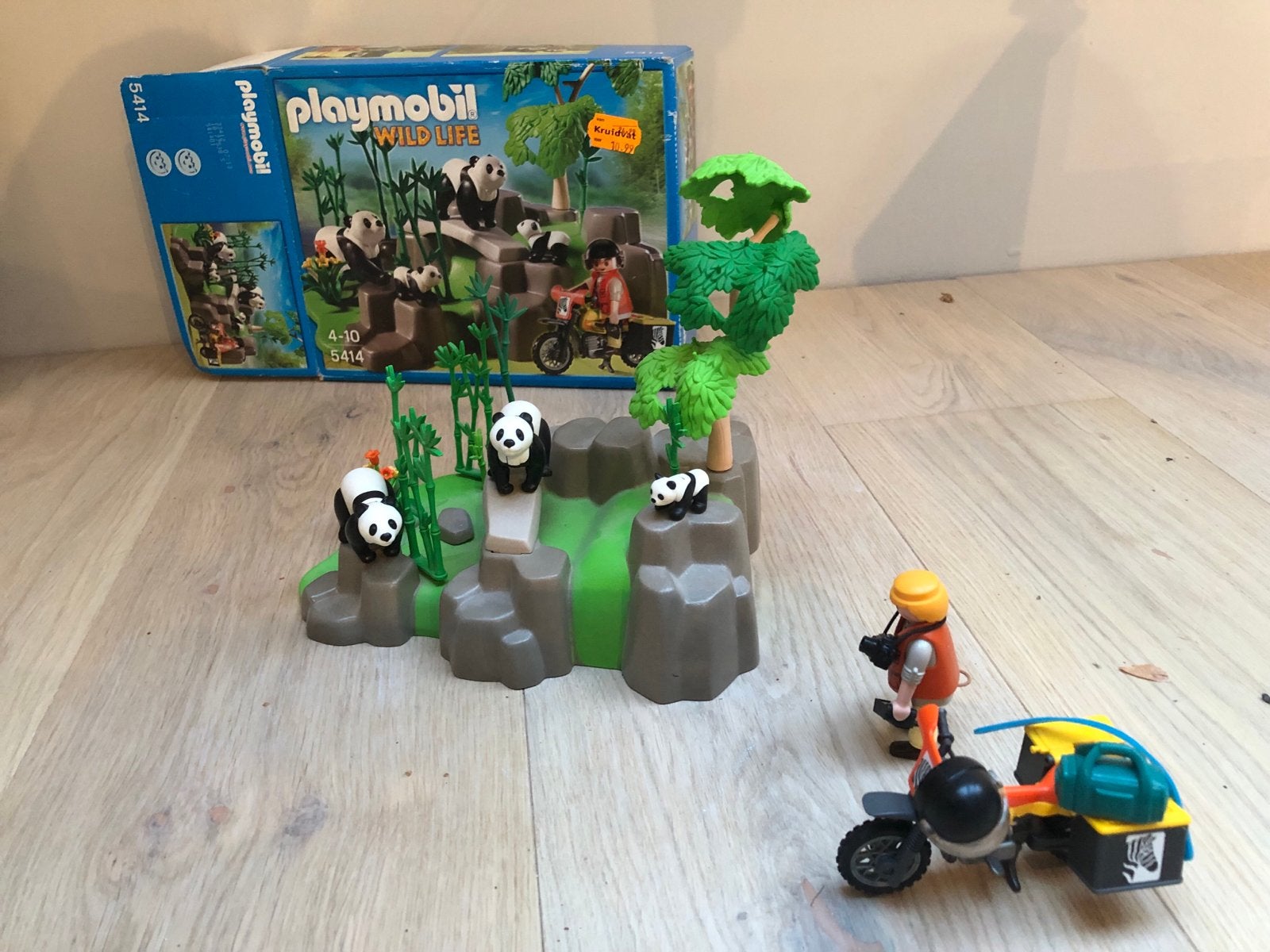 Playmobil Wild Life Panda's 5414 - Zo goed als compleet, Ophalen, Zo goed als nieuw, Complete set