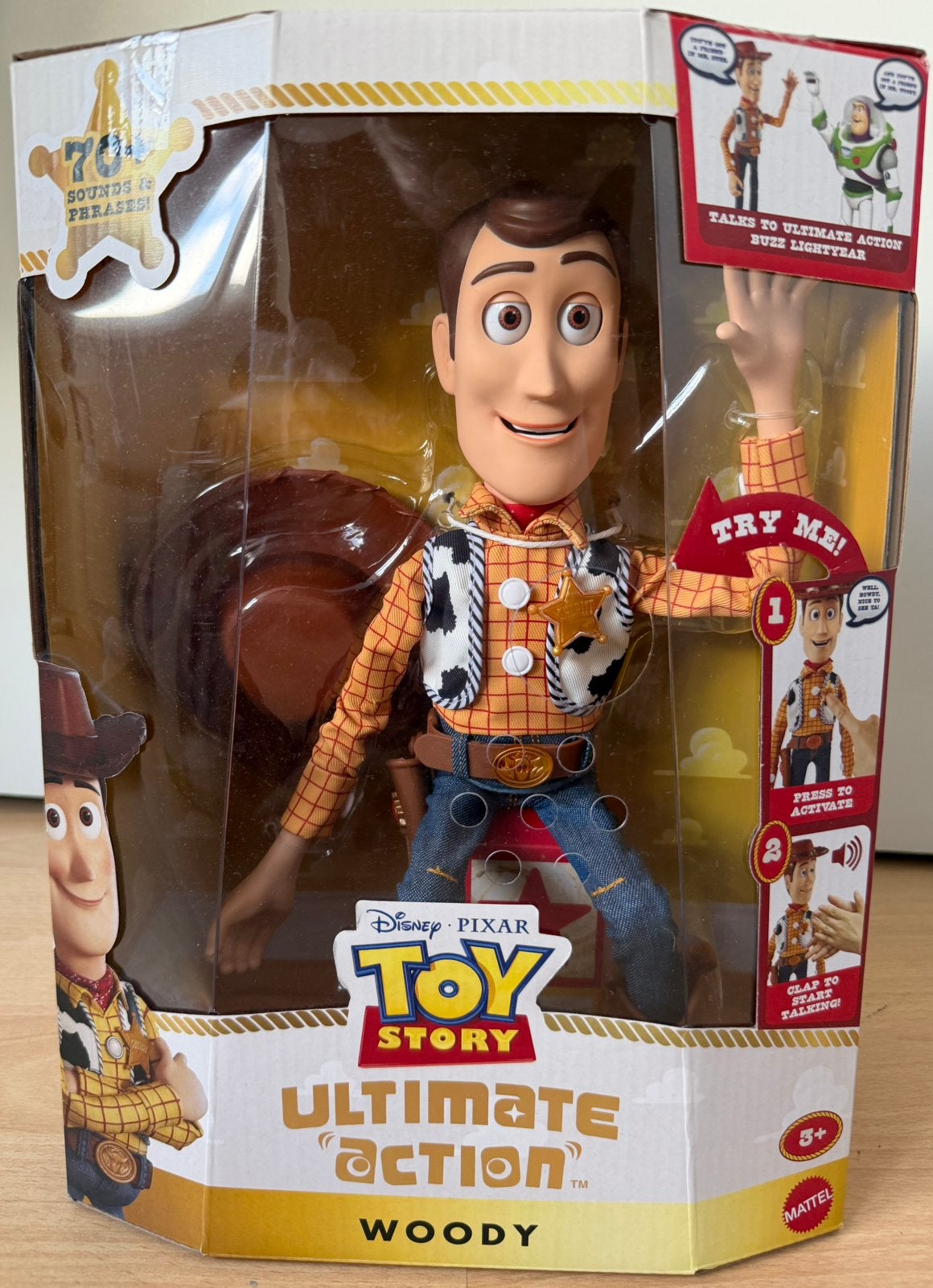 Mattel Toy Story Ultimate Woody figuur (nieuw in doos), Ophalen of Verzenden, Overige figuren, Nieuw, Beeldje of Figuurtje