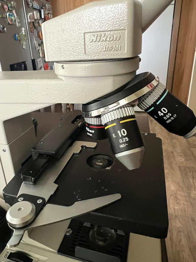 Nikon SE Professionele Biologische Microscoop, Audio, Tv en Foto, Optische apparatuur | Microscopen, Ophalen of Verzenden, Zo goed als nieuw