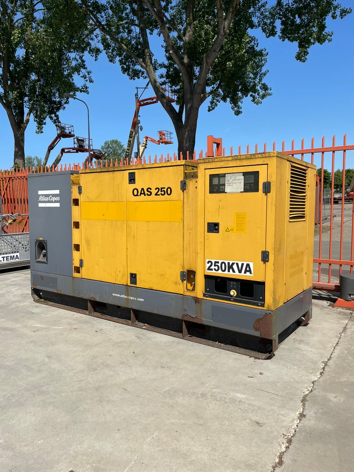 Atlas Copco Qas 250 agregaat uit 2008, urenstand 4500., Ophalen, Atlas Copco, ?, ?