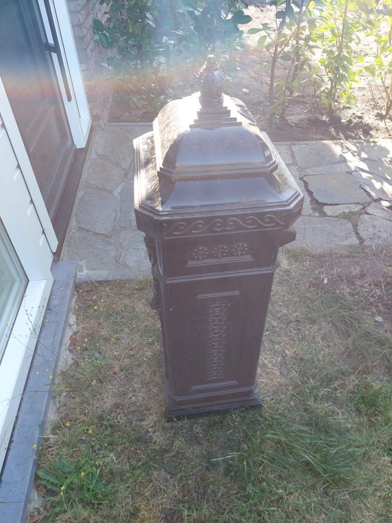 Brievenbus, Tuin en Terras, Brievenbussen, Ophalen, Gebruikt, IJzer, Staande brievenbus