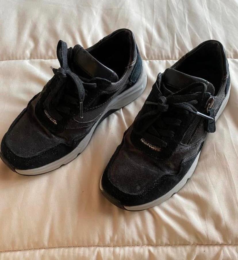 Gabor Rollingsoft sneakers maat 2 1/2 (35), Kleding | Dames, Schoenen, Gedragen, Sneakers of Gympen, Zwart, Ophalen of Verzenden