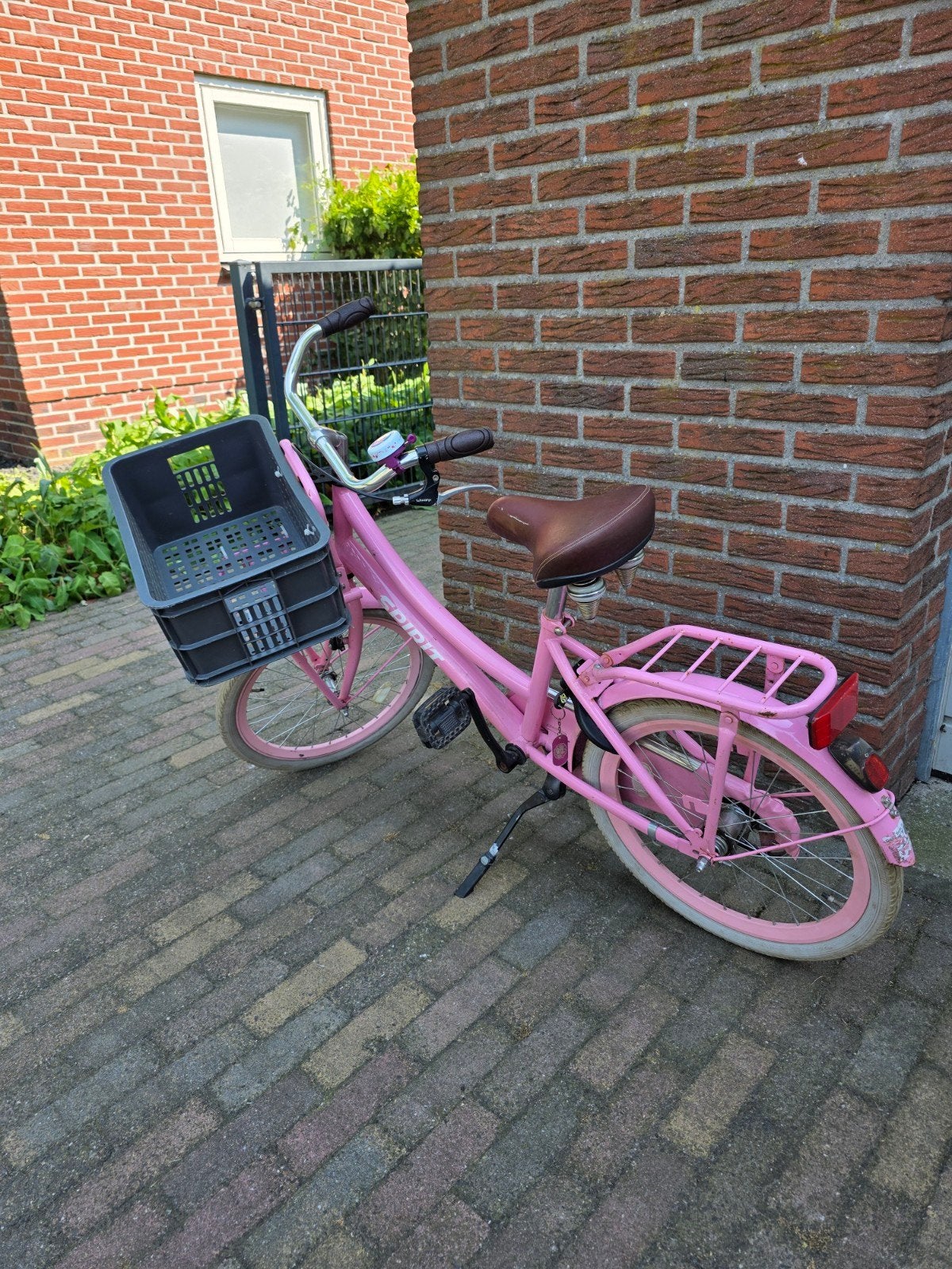 Roze meisjesfiets Spirit 20 inch met lichte gebruikssporen, Ophalen, Gebruikt, 20 inch, Spirit