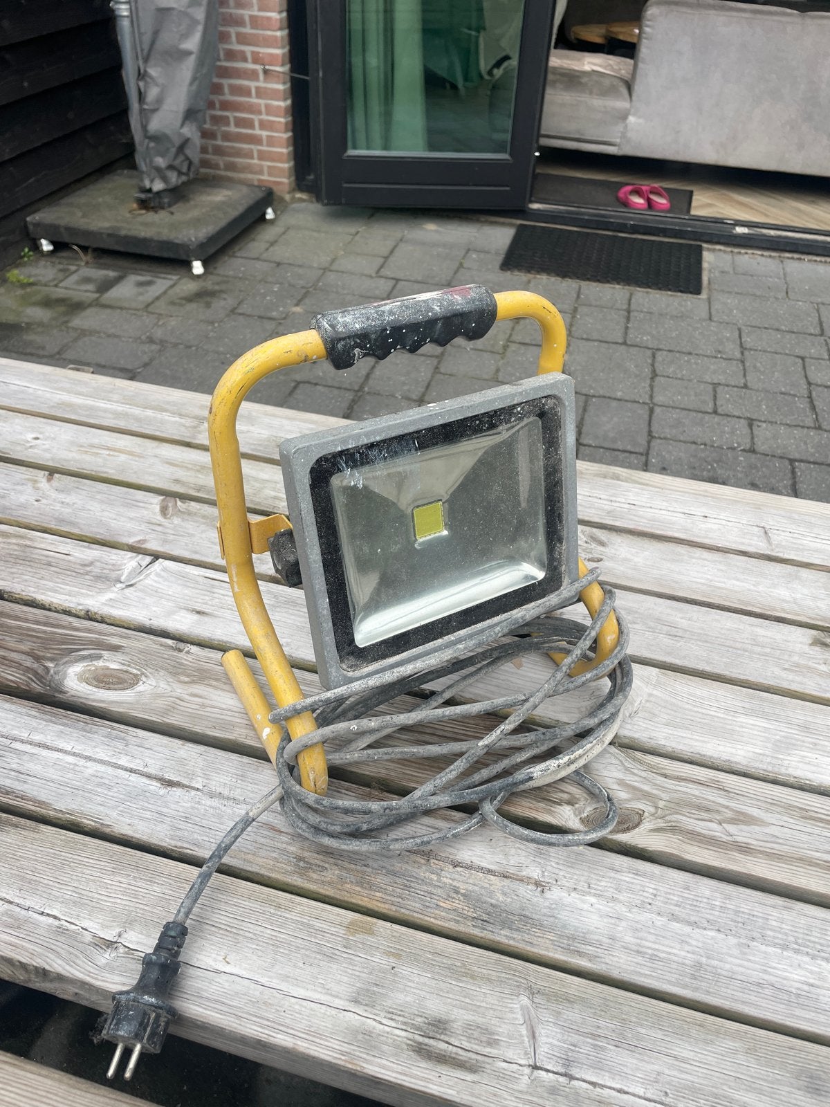 Brennenstuhl LED bouwlamp 30W met statief, Ophalen, Gebruikt, Minder dan 50 watt, Met statief