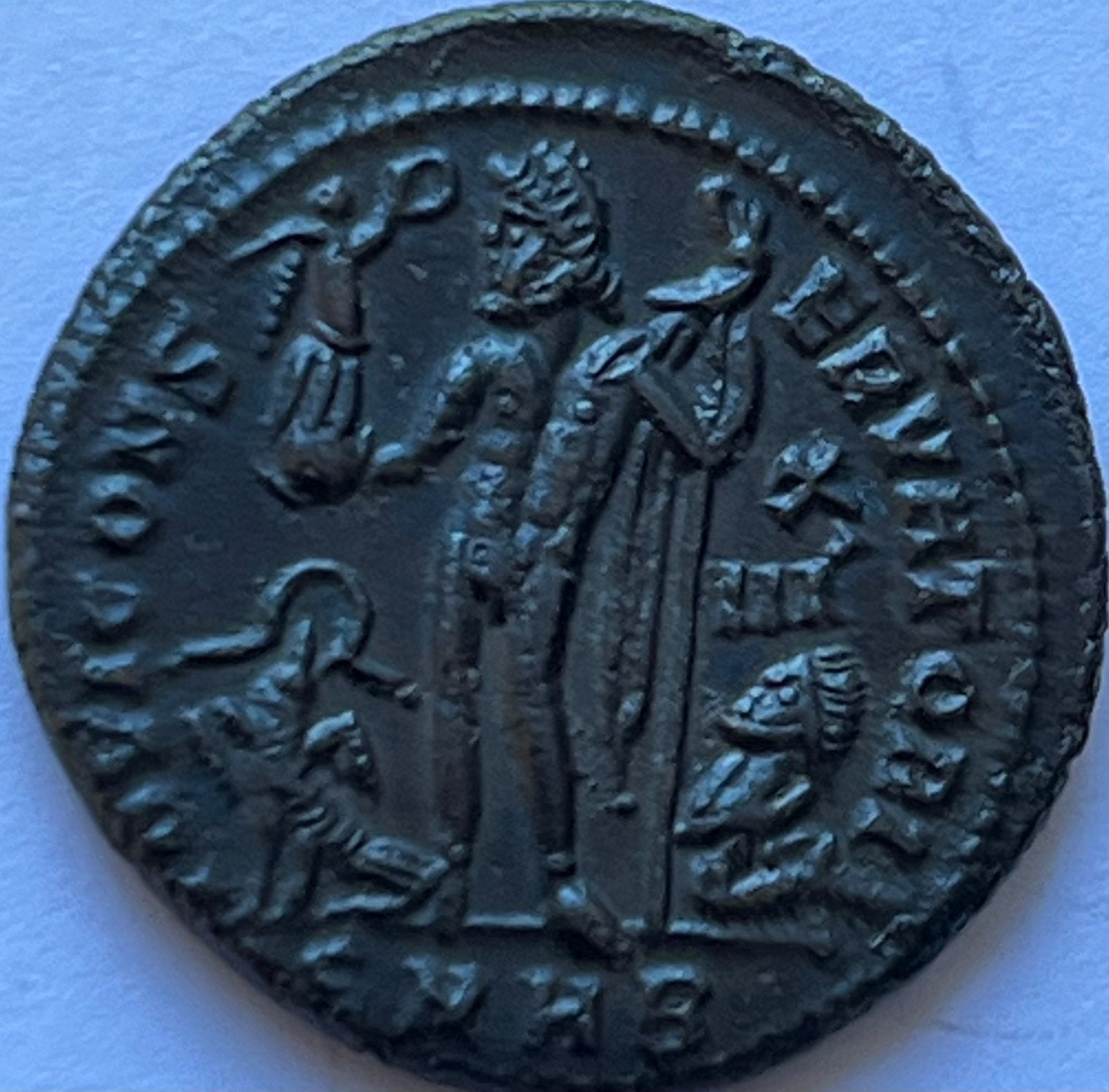 Romeinse Rijk hele mooie follis Constantijn de Grote, Ophalen of Verzenden, Overige landen, Losse munt