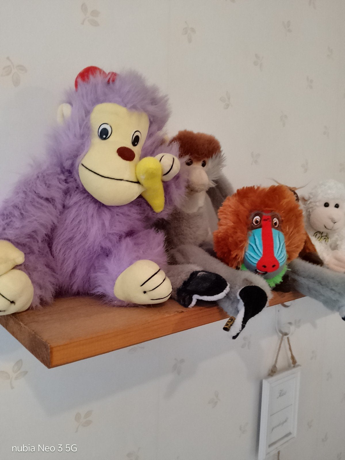 5 leuke aapjes knuffels pluche, Ophalen, Zo goed als nieuw, Overige typen