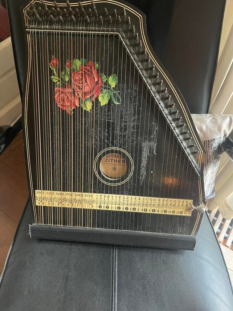 Citer antiek, Muziek en Instrumenten, Snaarinstrumenten | Overige, Ophalen of Verzenden, Gebruikt, Citer