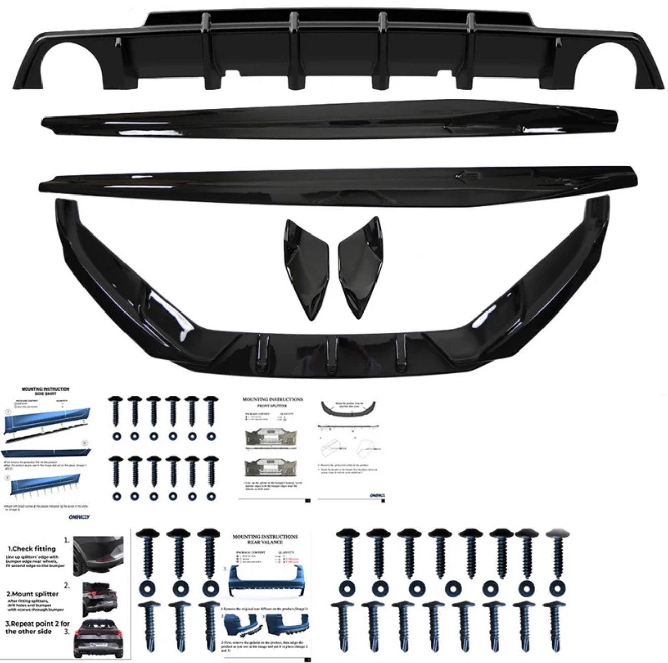 Oneway Complete bodykit vw Scirocco R Facelift 2014-2017, Verzenden