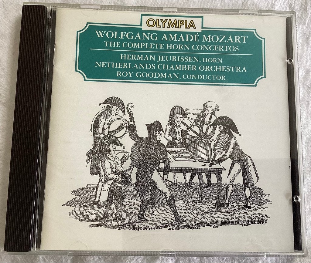 Mozart Jeurissen Goodman The Complete Horn Concertos CD, Gebruikt, Mozart, Ophalen of Verzenden, Classicisme