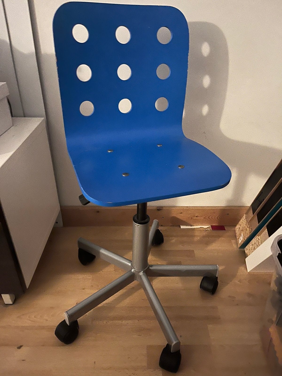 Kinderbureaustoel Ikea, Ophalen, Gebruikt, Blauw, Bureaustoel