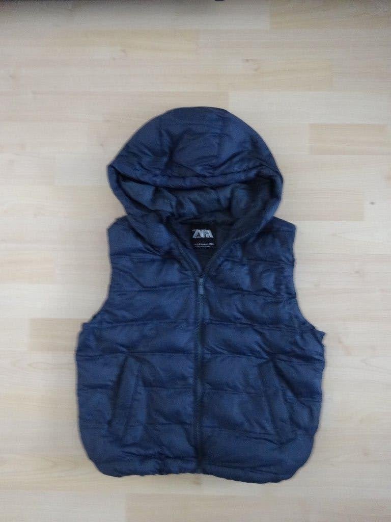 Zara bodywarmer blauw mt 128-134, Ophalen of Verzenden, Zo goed als nieuw, Meisje, Jas