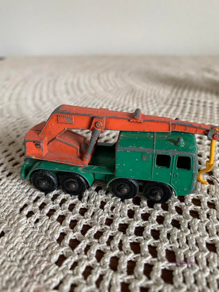 Matchbox Made in England by Lesney nr 30 & 28, Ophalen of Verzenden, Gebruikt, Hijskraan, Tractor of Landbouw, Lesney