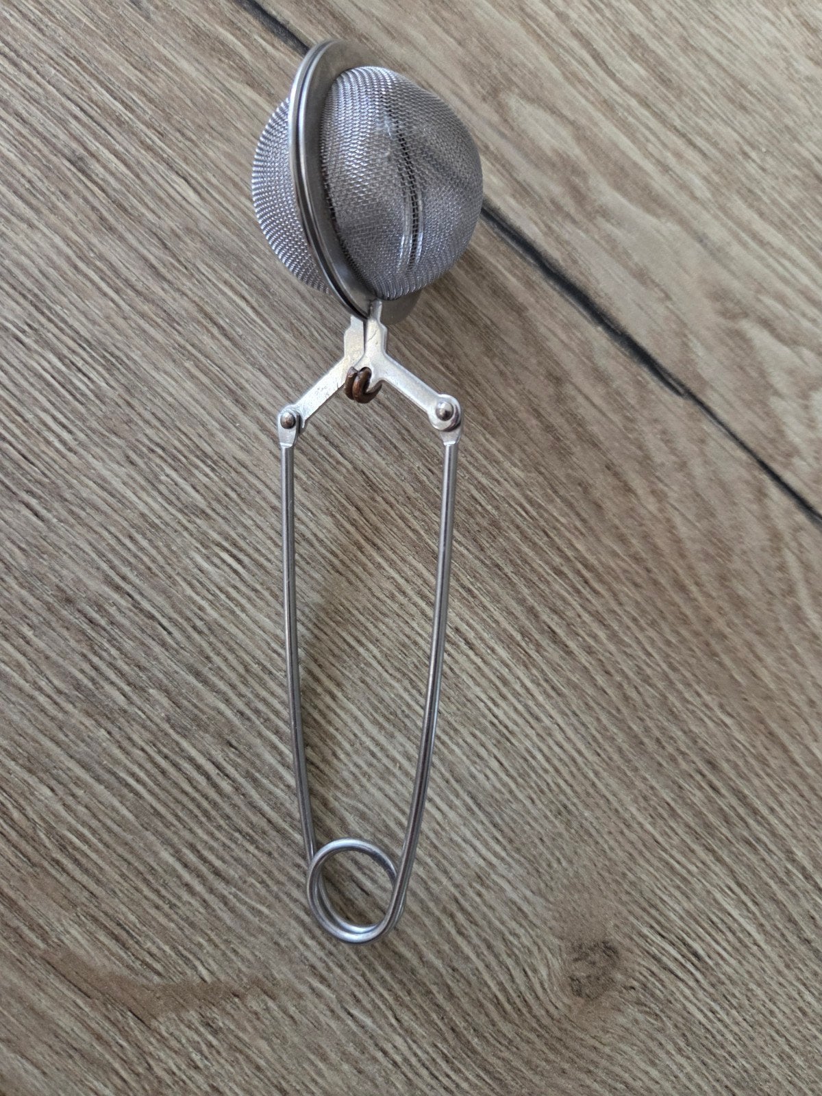 Thee ei / theezeefje, Zilver, Ophalen of Verzenden, Metaal, Overige merken