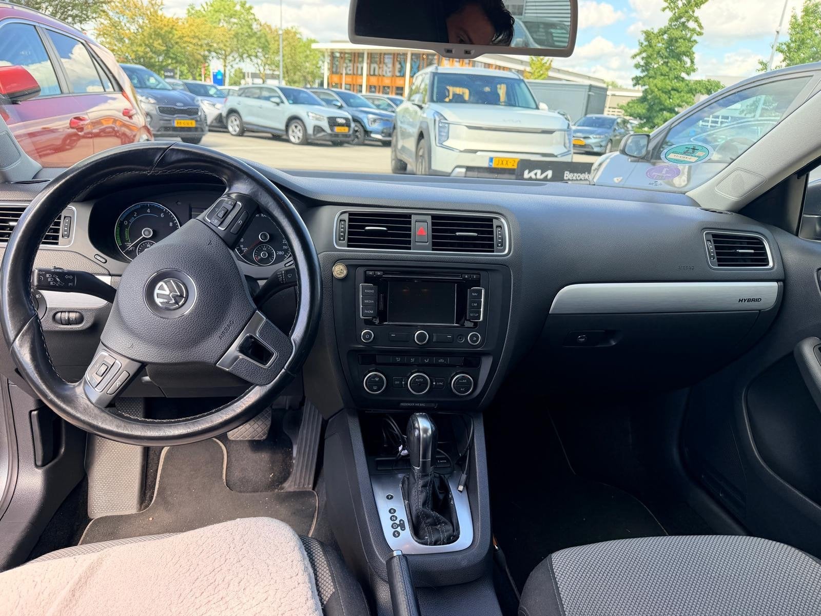 Volkswagen Jetta 1.4 TSI Hybrid Highline NAVI DSG, Auto's, Dealer onderhouden, Stof, Gebruikt, 4 cilinders