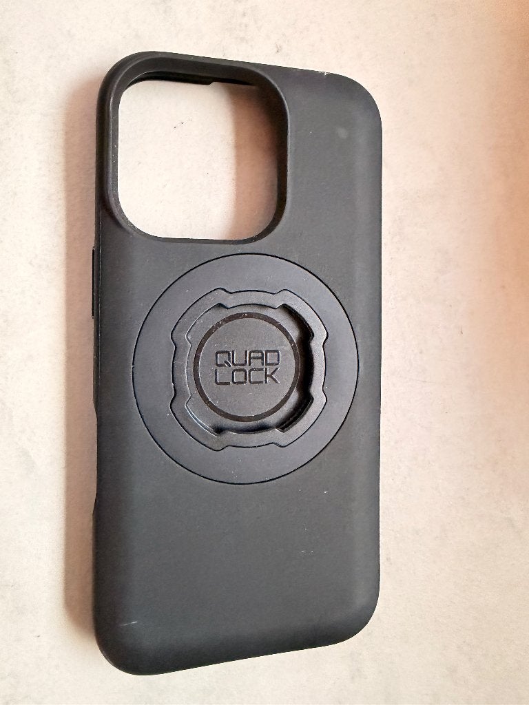 Quad Lock MAG case iPhone 16 Pro - zwart, Kunststof, IPhone 16 Pro, Zwart, Rondom bescherming