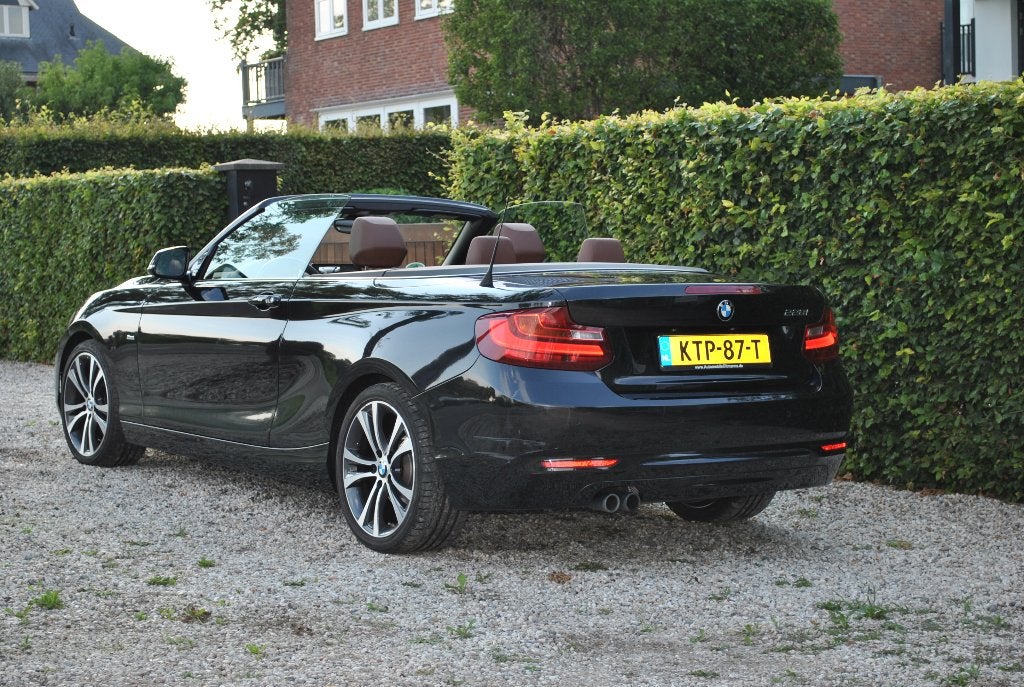 BMW 228I Cabrio Aut. 2015 1e eigenaar full service, Auto's, Euro 6, 4 cilinders, Cabriolet, 4 stoelen