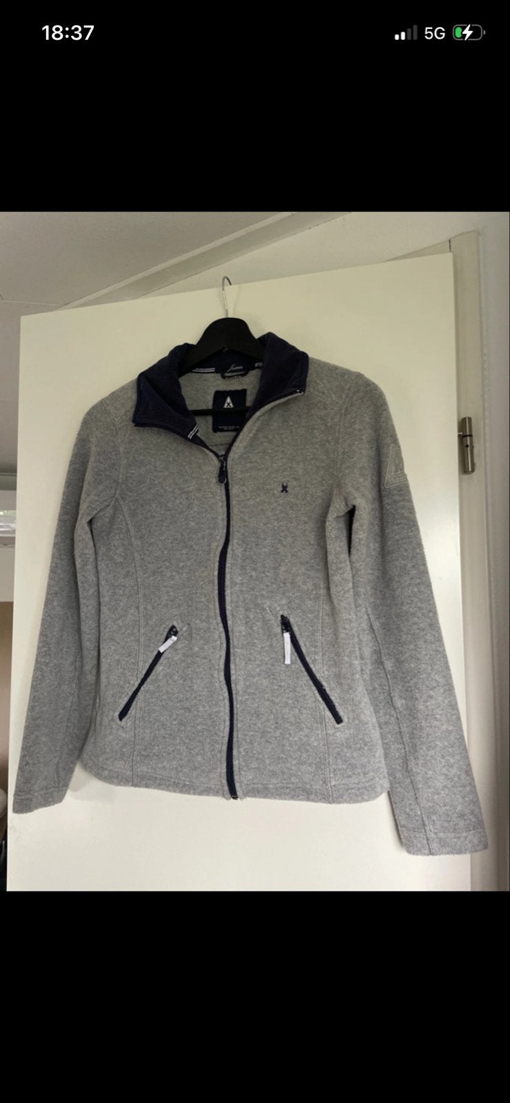 Gaastra fleece vest grijs met donkerblauw maat S, Kleding | Dames, Ophalen of Verzenden, Zo goed als nieuw, Maat 36 (S), Grijs